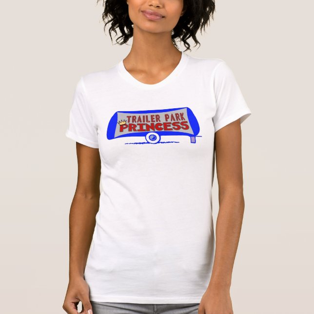 T-shirt Princesse de terrain de caravaning (Devant)