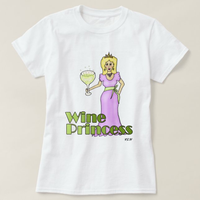 T-shirt Princesse de vin (Design devant)