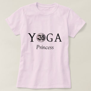T-shirt princesse de yoga Om personnalisé customis