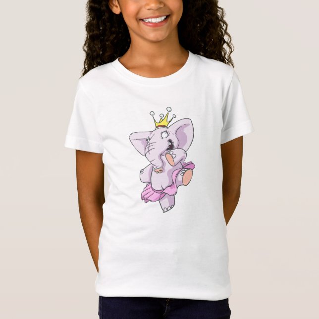 T-Shirt Princesse d'éléphant de danse (Devant)