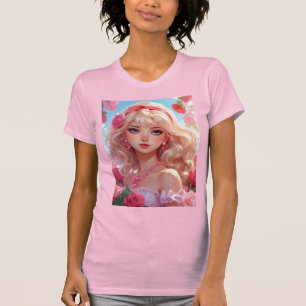 T-shirt princesse des fleurs