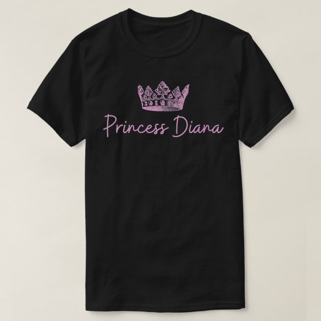 T-shirt Princesse Diana VNeck2 (Design devant)