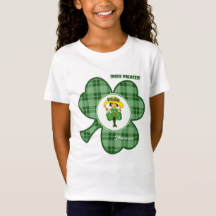 T-Shirt Princesse d'Irlande Nom personnalisé Saint Patri