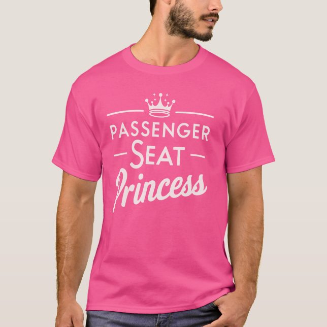 T-shirt Princesse du siège passager (Devant)