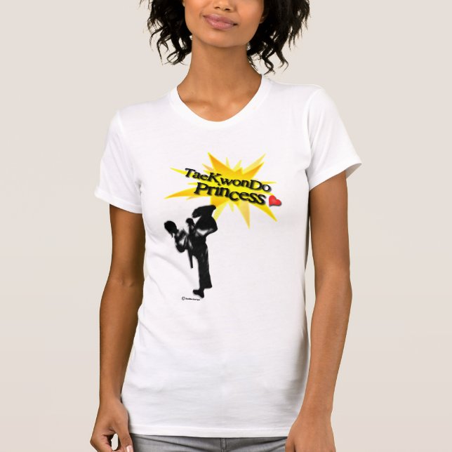 T-shirt Princesse du Taekwondo ! (Devant)