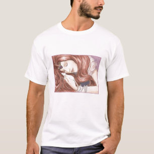 T-shirt Princesse d'une chevelure rouge et son rat