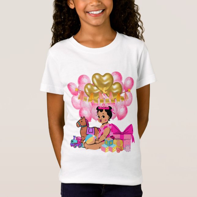 T-Shirt Princesse en rose (Devant)