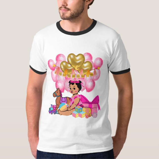T-shirt Princesse en rose (Devant)