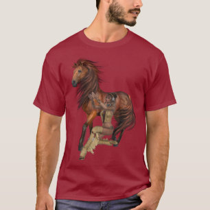 T-shirt Princesse et Chemise du cheval amérindien