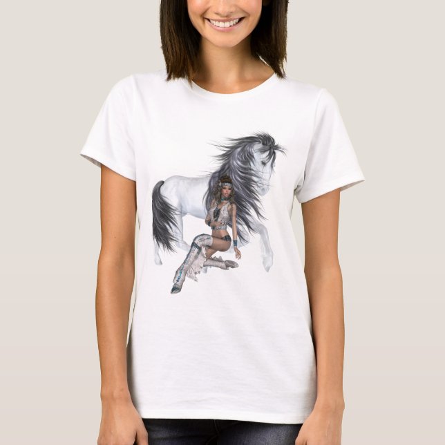 T-shirt Princesse et Chemise Stallion d'Amérique (Devant)