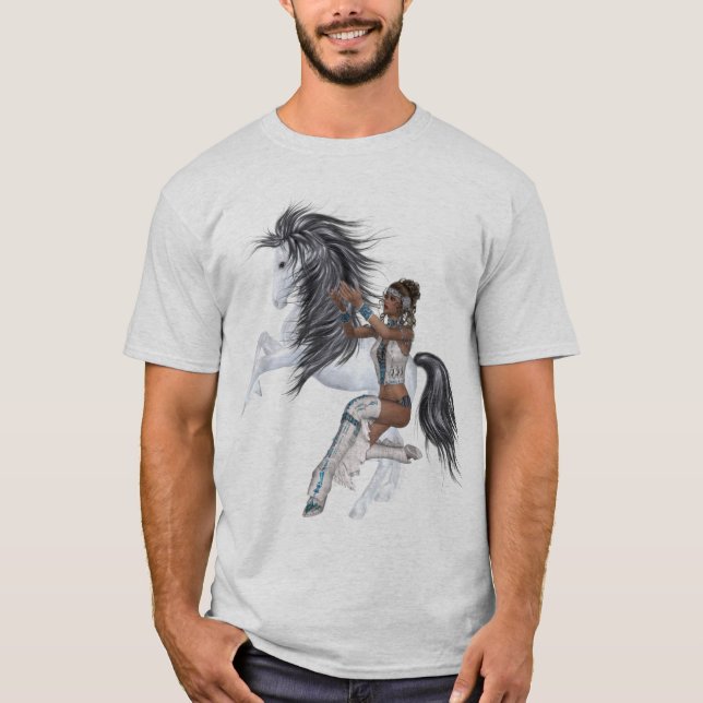 T-shirt Princesse et Chemise Stallion d'Amérique (Devant)
