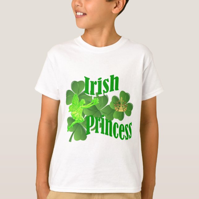 T-shirt princesse et fée irlandaise (Devant)