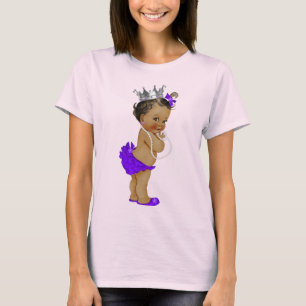 T-shirt Princesse et perles ethniques de bébé