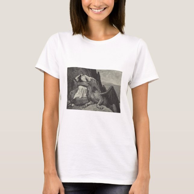 T-shirt Princesse et Pet Dragon (Devant)