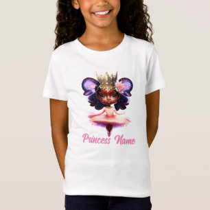 T-Shirt Princesse fée ballerine filles anniversaire mélani