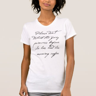 T-shirt Princesse fée café