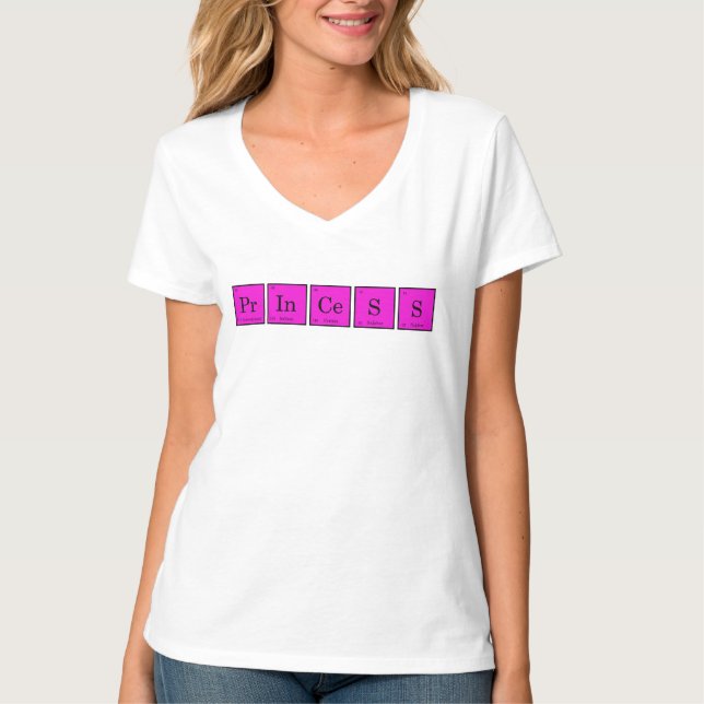 T-shirt Princesse - femmes roses (Devant)