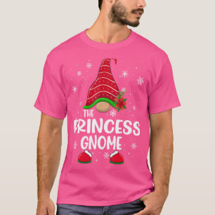 T-shirt Princesse Gnome Buffalo à carreaux famille assorti