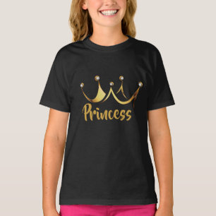 T-shirt Princesse Gold Crown