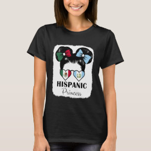 T-shirt Princesse Hispanique Racines Mix Mexique et Guatem