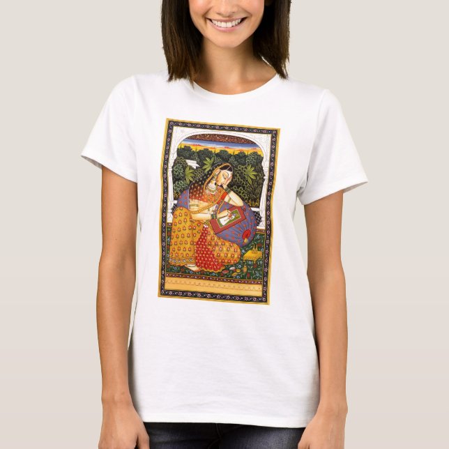 T-SHIRT PRINCESSE INDIENNE VINTAGE (Devant)