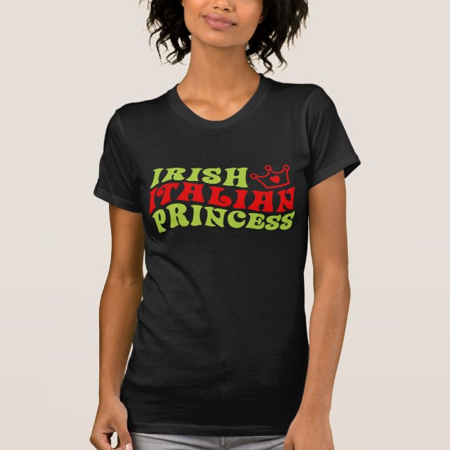 T-shirt Princesse irlandaise italienne (Devant)