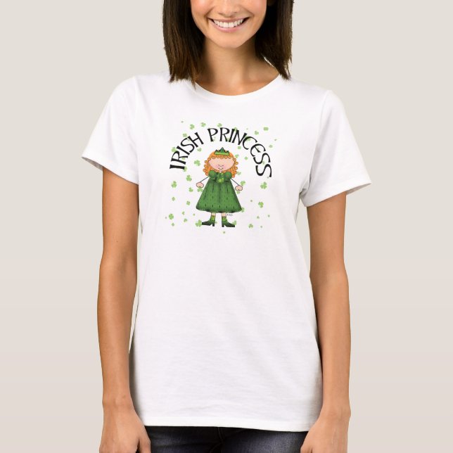 T-shirt Princesse irlandaise Redhead (Devant)