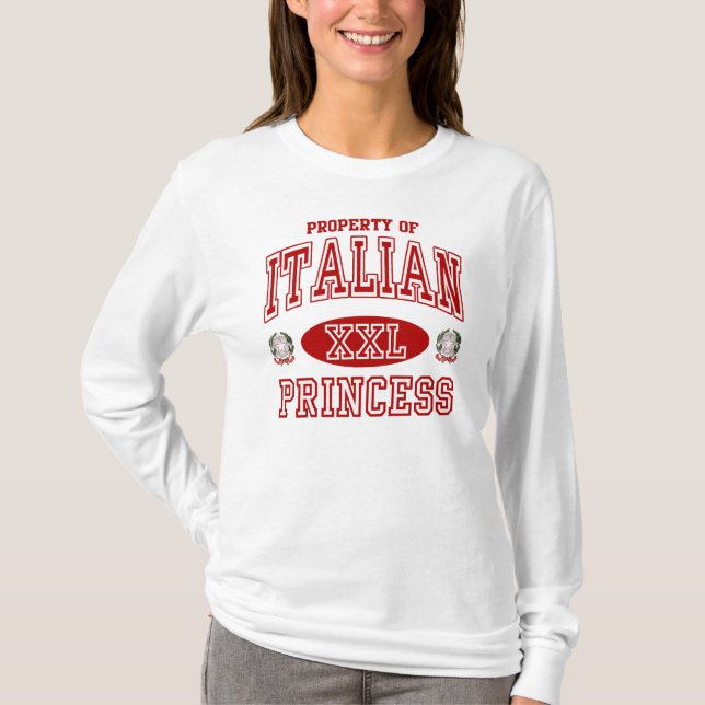T-shirt Princesse italienne (Devant)