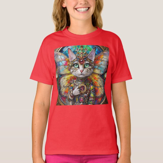 T-shirt Princesse Kitty Cat de la Brigade de l'Aile de Pap (Devant)