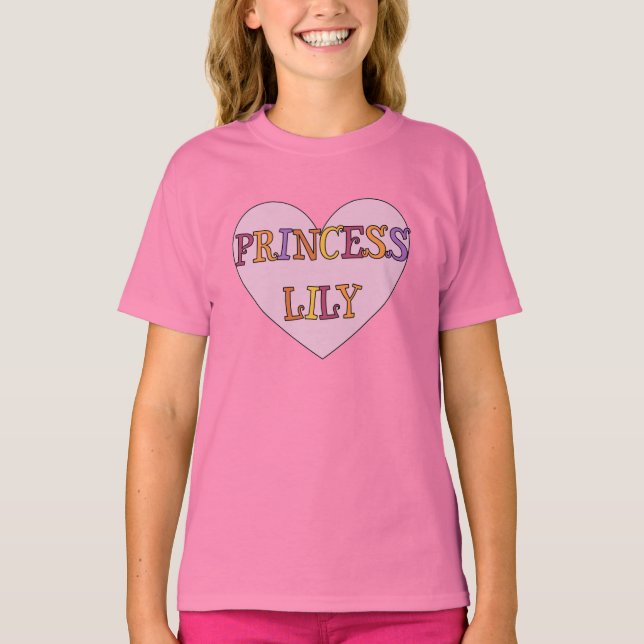 T-shirt Princesse Lily (Devant)