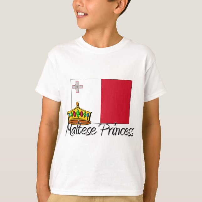 T-shirt Princesse maltaise (Devant)