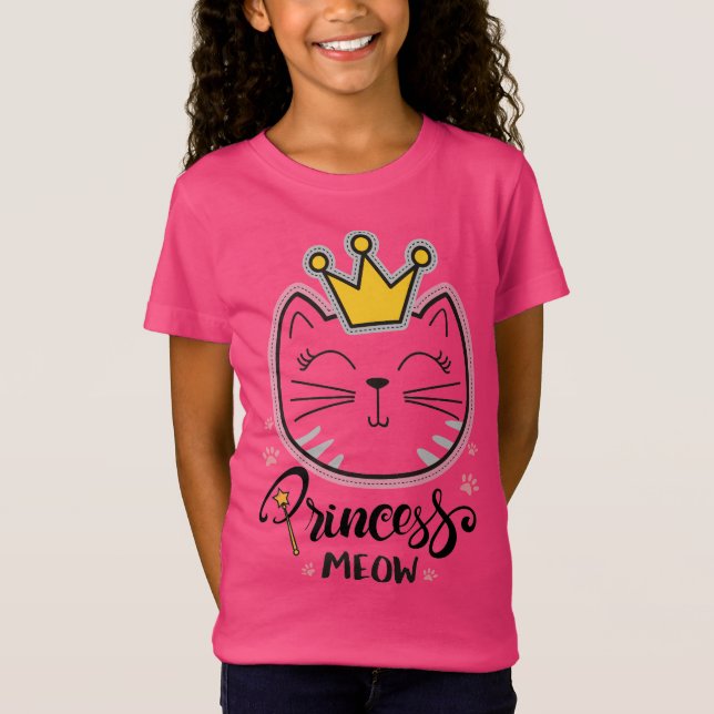 T-Shirt Princesse Meow (Devant)