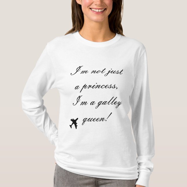 T-shirt Princesse ou reine (Devant)