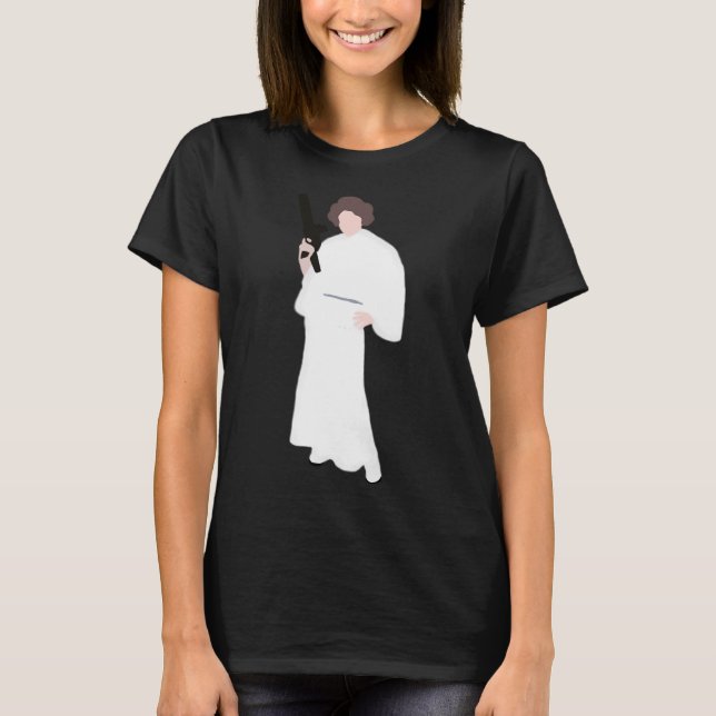 T-shirt princesse rebelle (Devant)
