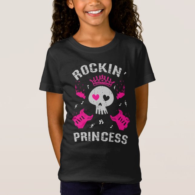 T-Shirt Princesse Rockin (Devant)