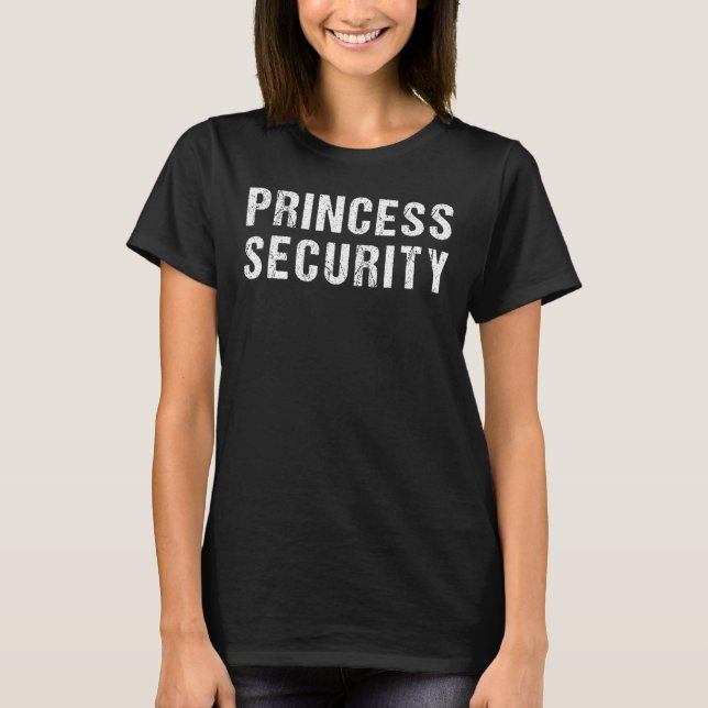 T-shirt Princesse Sécurité Anniversaire Fête d'Halloween D (Devant)