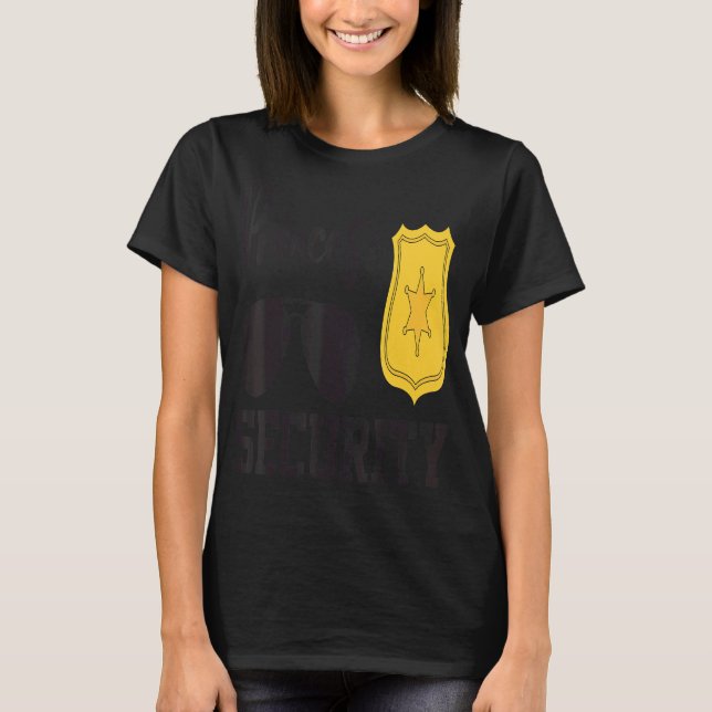 T-shirt Princesse Sécurité Big Brother Annonce d'anniversa (Devant)