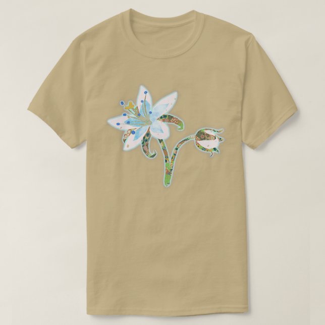 T-shirt Princesse Silencieuse Bleue (Design devant)