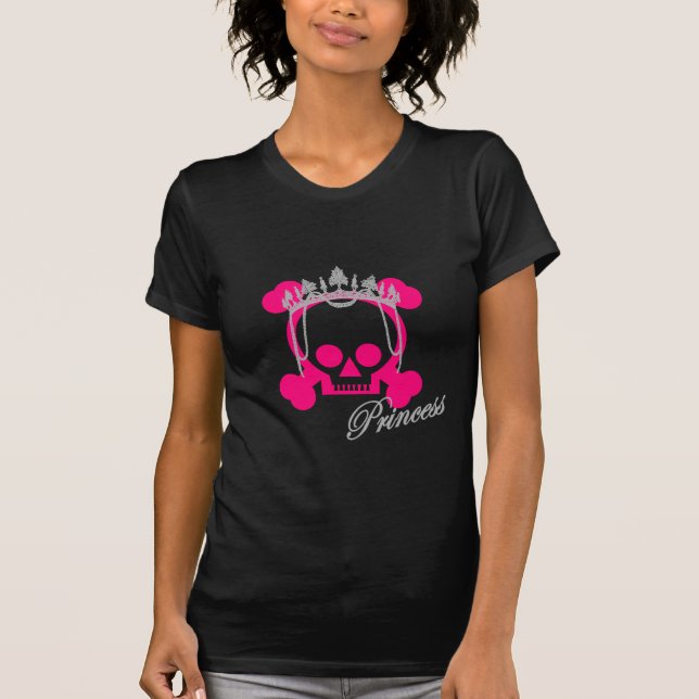 T-shirt Princesse Skull (Devant)