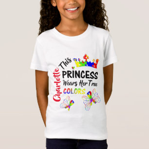 T-Shirt Princesse Super Cute Sensibilisation sur l'autisme