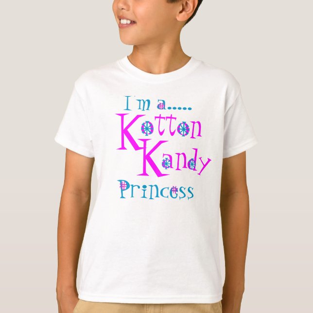 T-shirt Princesse Tee de Kotton Kandy (Devant)