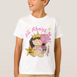 T-shirt Princesse Tout sur moi 2e anniversaire