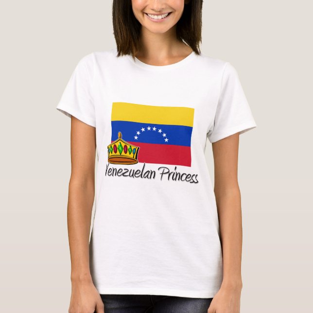 T-shirt Princesse vénézuélienne (Devant)
