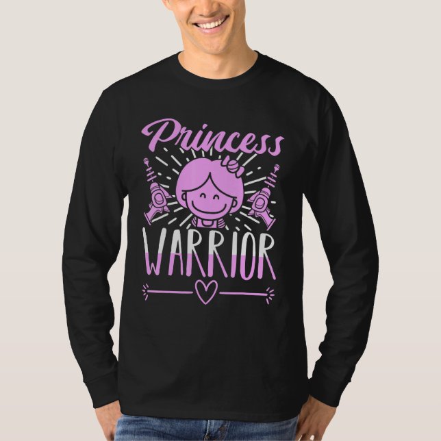 T-shirt Princesse Warrior (Devant)