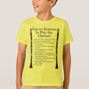T-shirt Principal 10 de clarinette