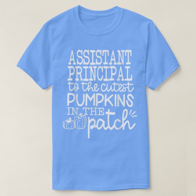 T-shirt Principal Adjoint Aux Citrouilles Les Plus Couteux (Design devant)