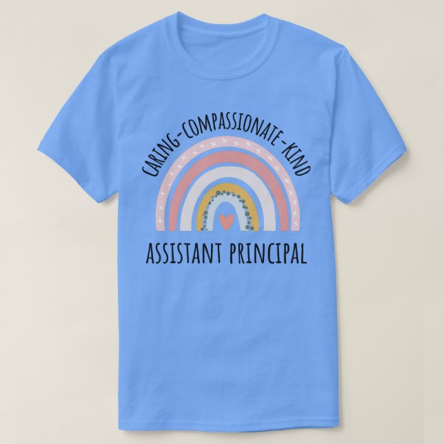 T-shirt Principal adjoint Pastel Rainbow (Design devant)