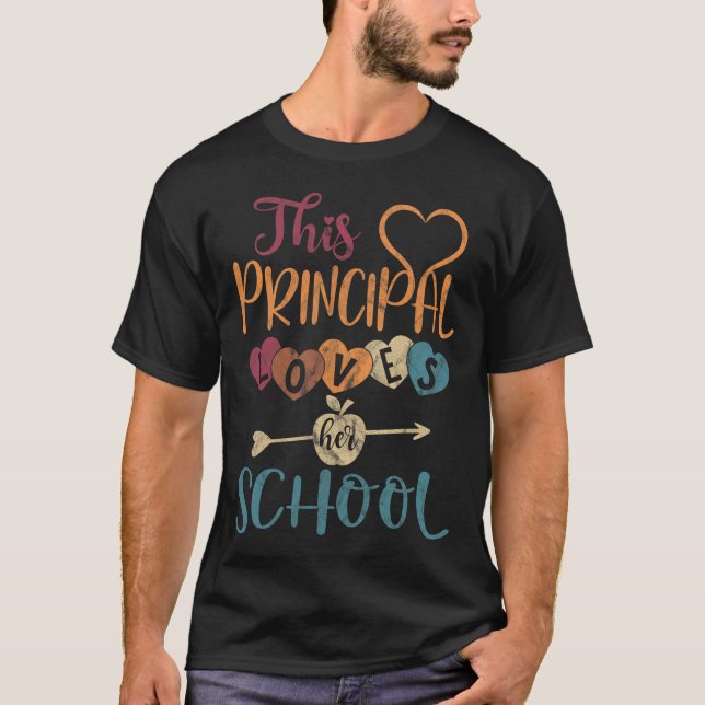 T-shirt Principal aime son enseignant principal divertisse (Devant)
