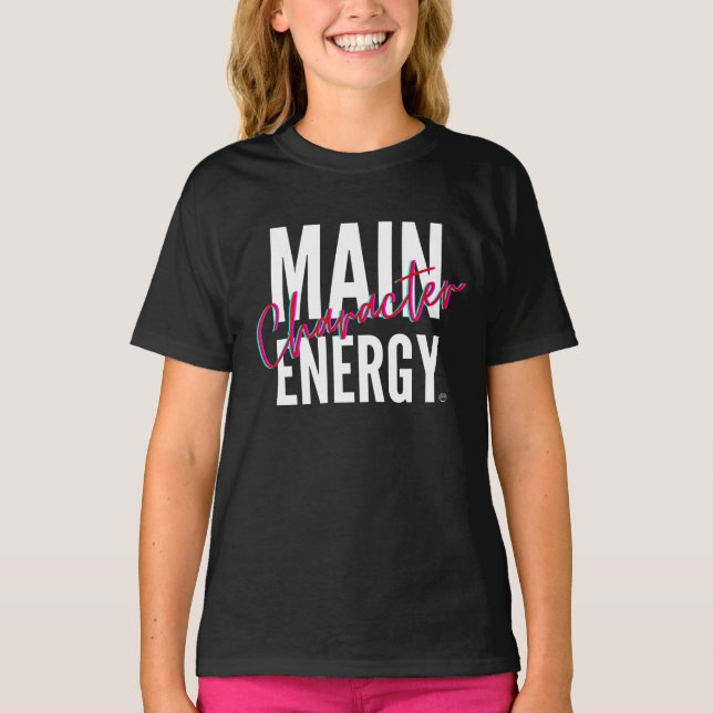 T-shirt Principal caractère énergie! (Devant)