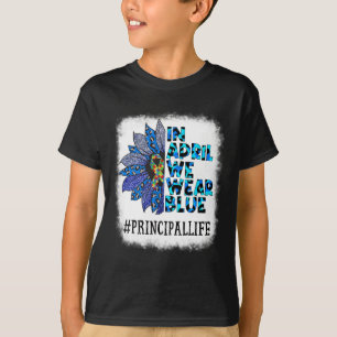 T-shirt Principal En Avril Nous Portons La Sensibilisation